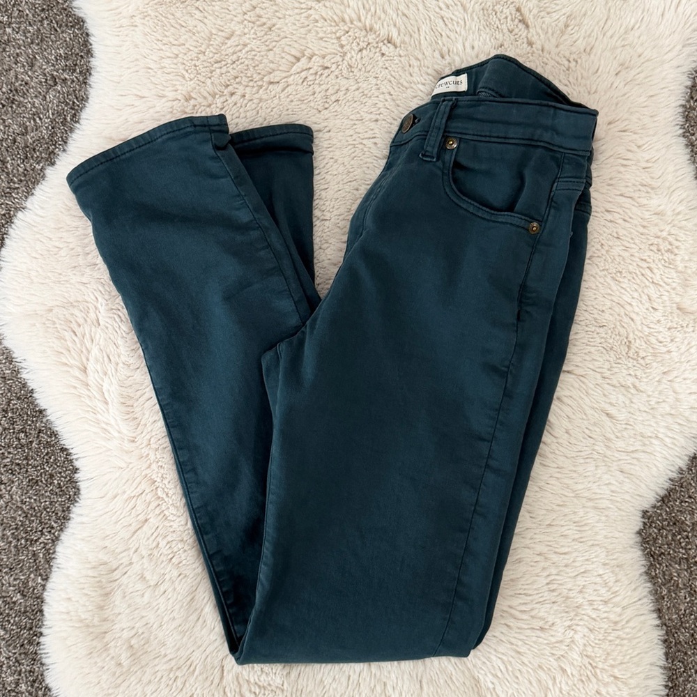 J Crew Crewcuts boys slim garment dyed jean, size 14
